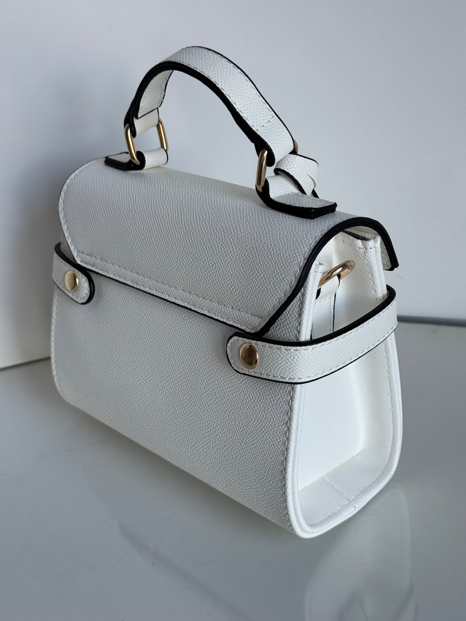 Torebka listonoszka Gallantry biała - obrazek 4