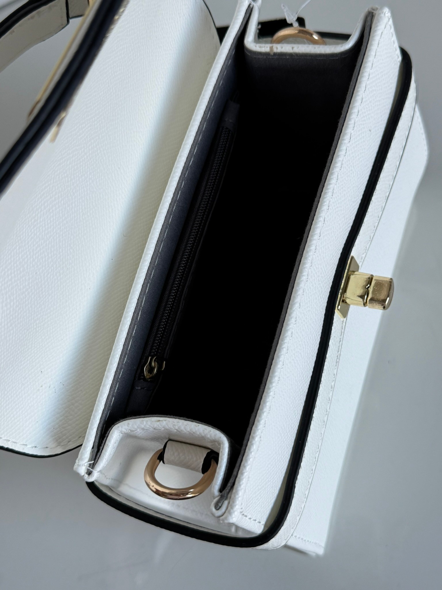 Torebka listonoszka Gallantry biała - obrazek 5