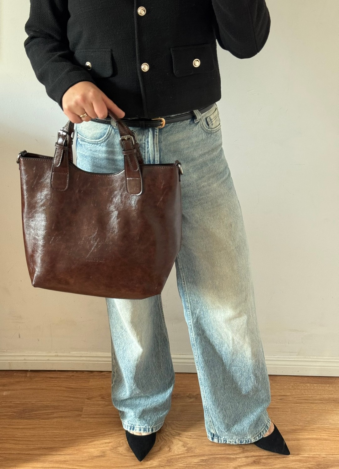 brązowa zarka torebka