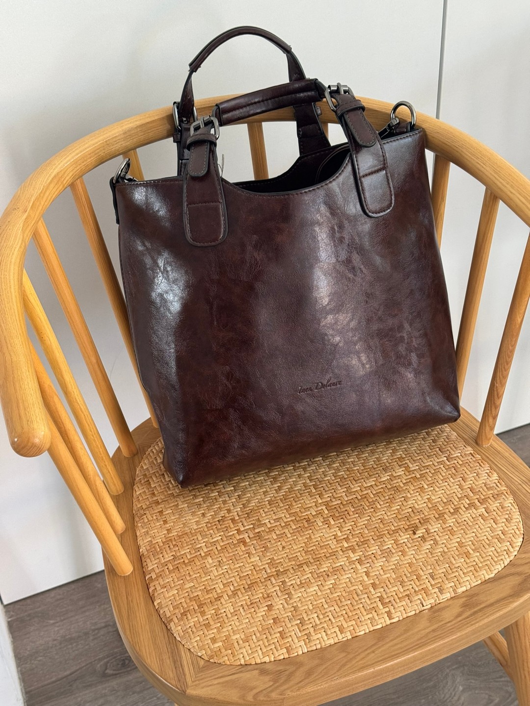 brazowa ines torebka