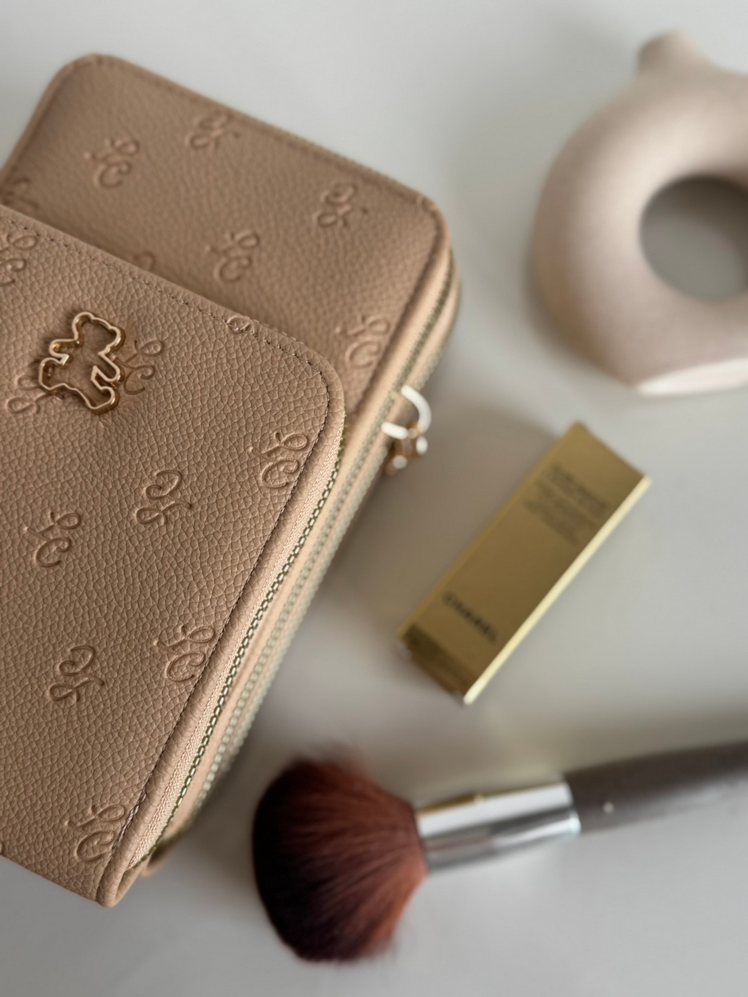 Torebka listonoszka beżowa Lulu Castagnette - obrazek 9