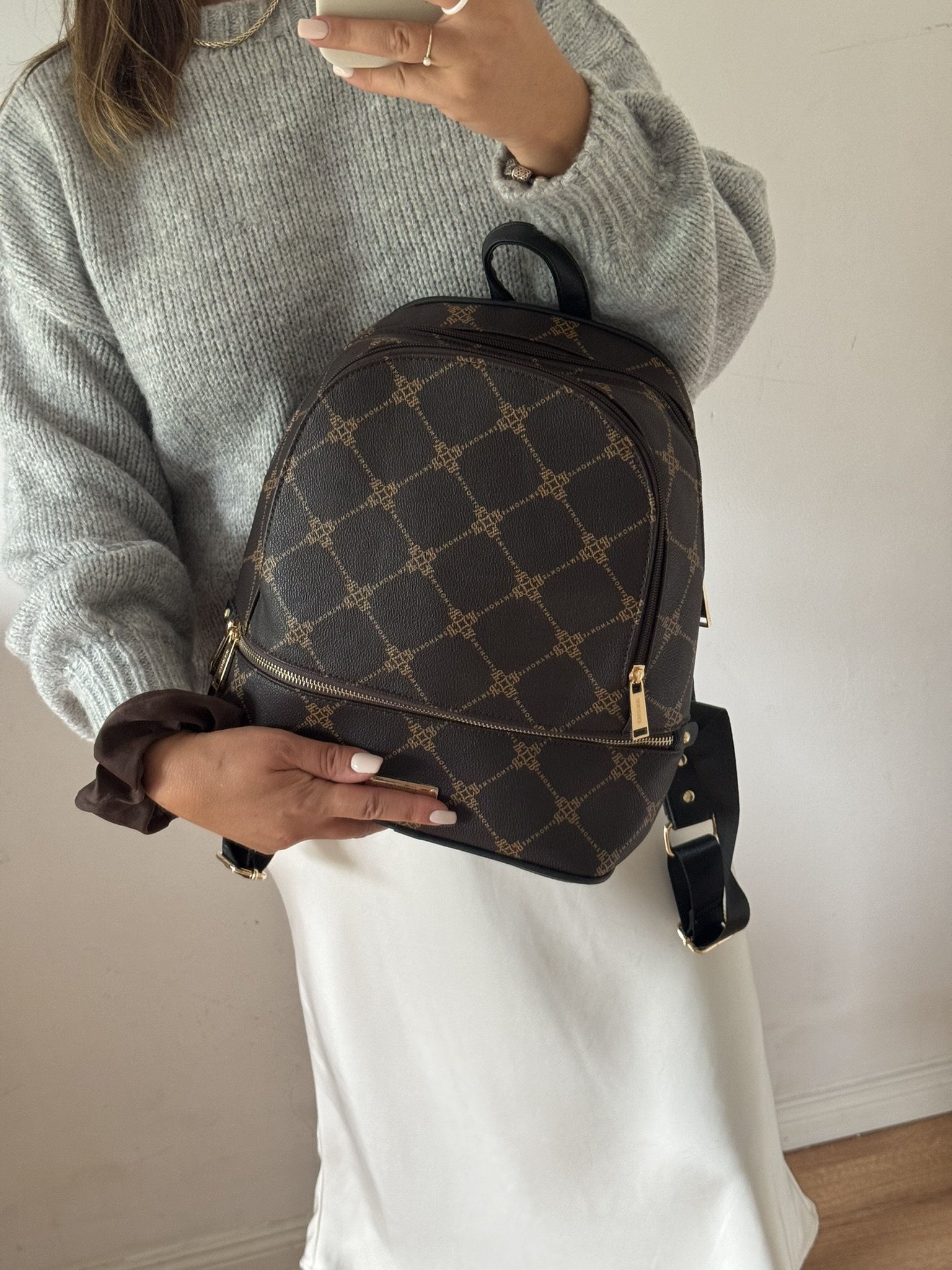 Plecak Georges Rech czekoladowy logowany - obrazek 7