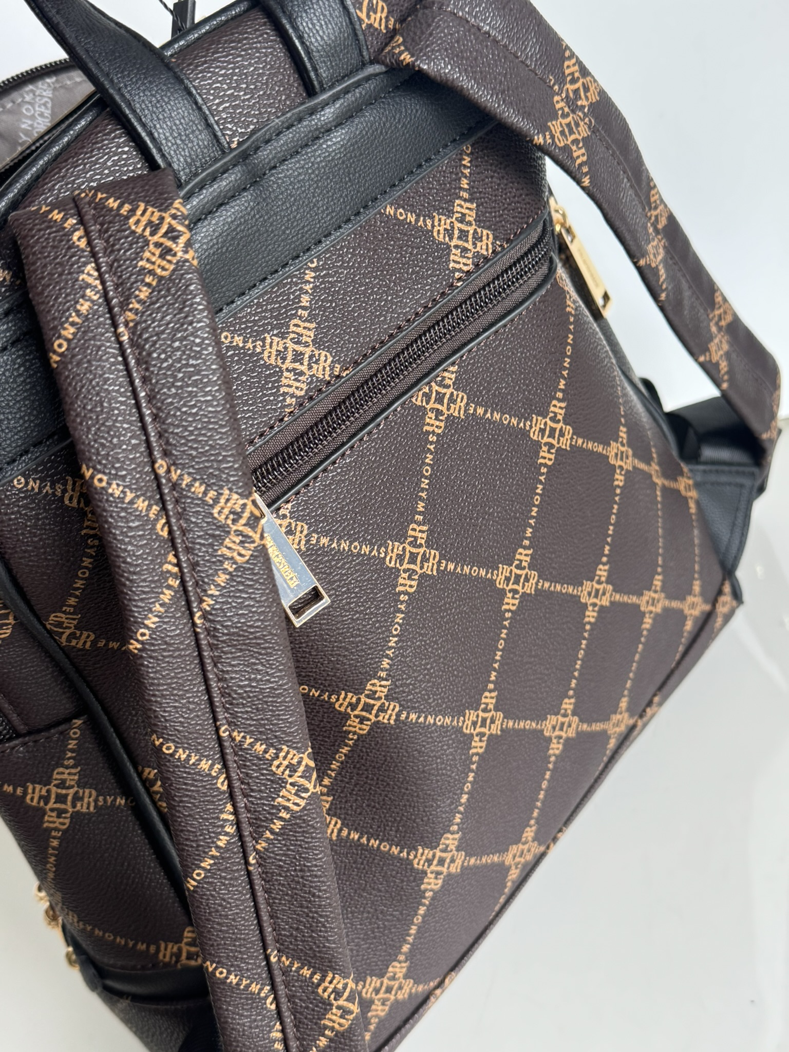 Plecak Georges Rech czekoladowy logowany - obrazek 4