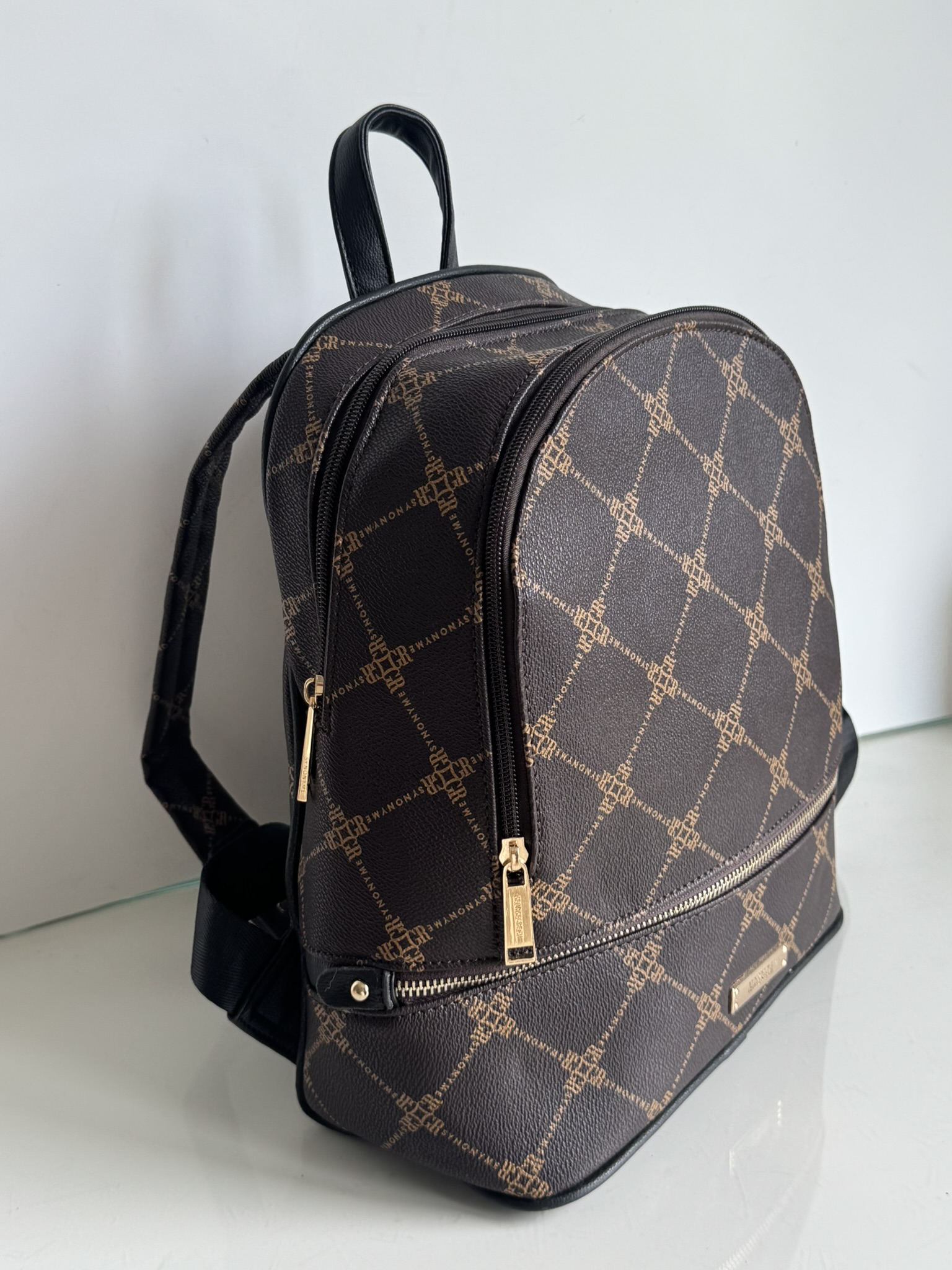 Plecak Georges Rech czekoladowy logowany - obrazek 3