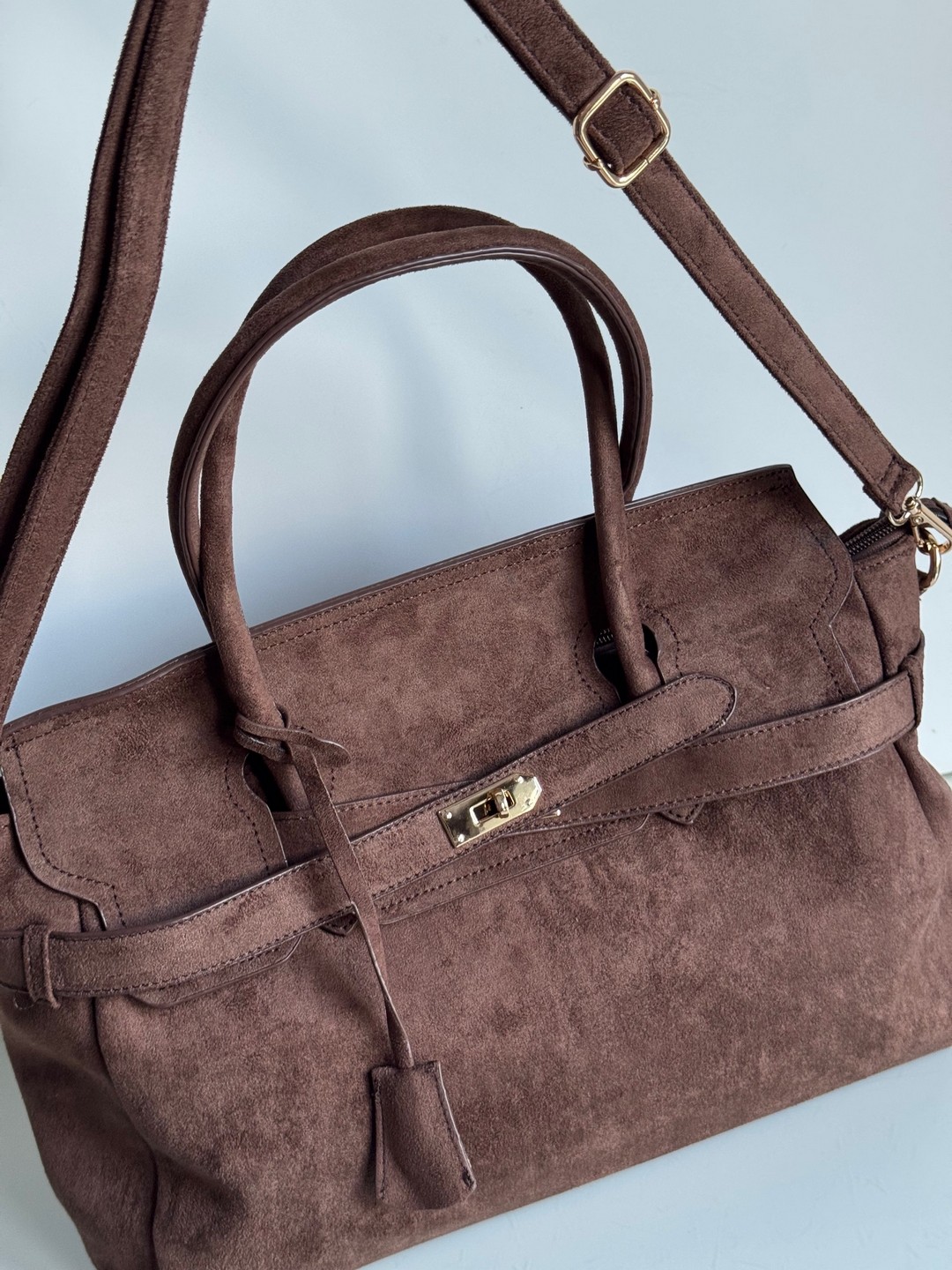 Torebka shopper z klamrą Gallantry - obrazek 6