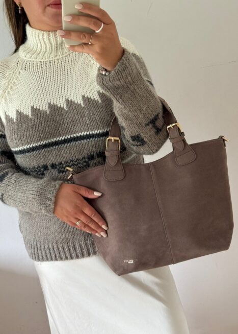 Torebka shopper Taupe Flora&co.