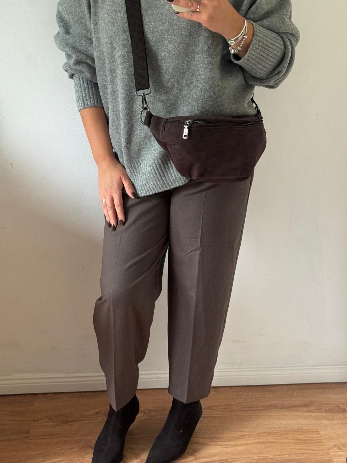 Torebka nerka eco zamsz Ines - obrazek 3