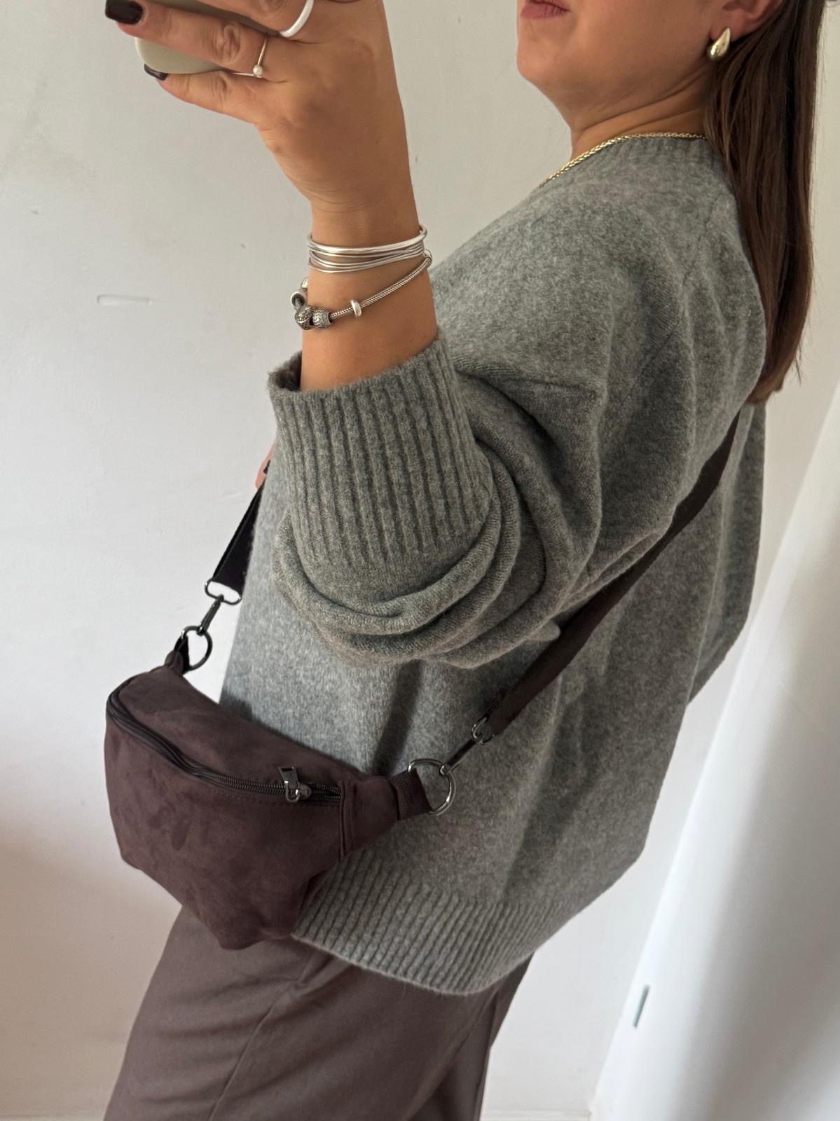 Torebka nerka eco zamsz Ines - obrazek 5