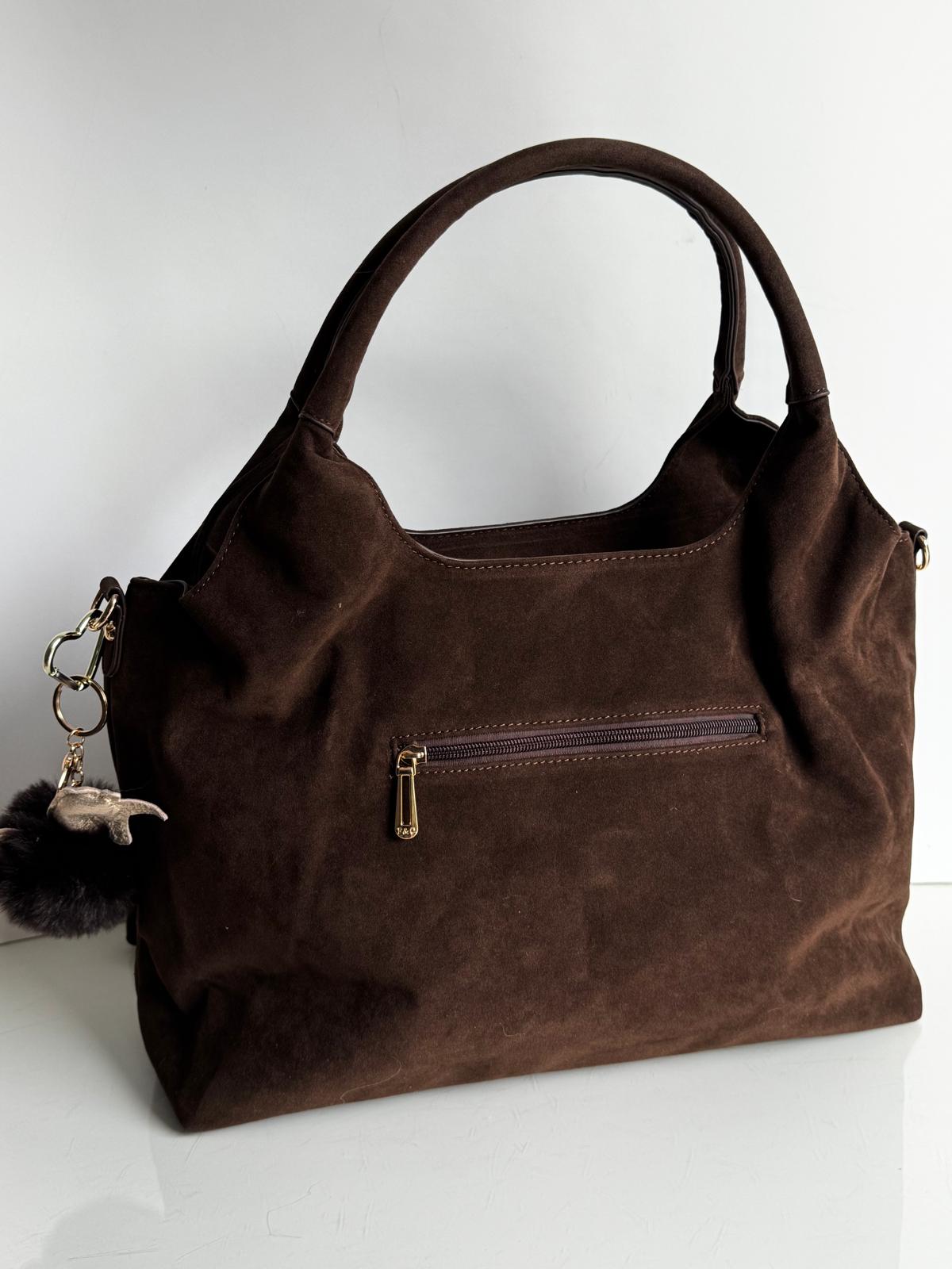 Torebka worek czekoladowy Flora&co - obrazek 7