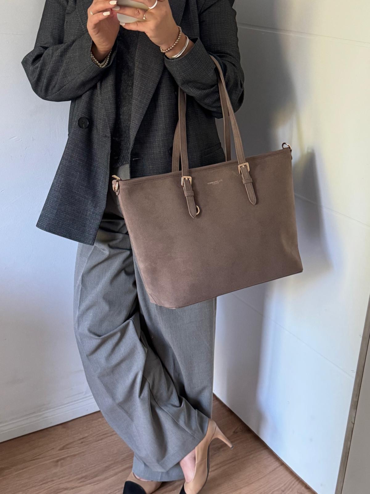 shopper taupe