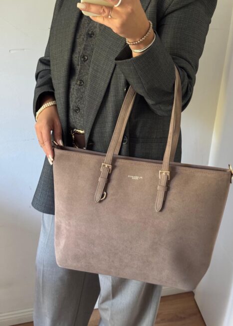 Torebka shopper taupe Flora&co Duża
