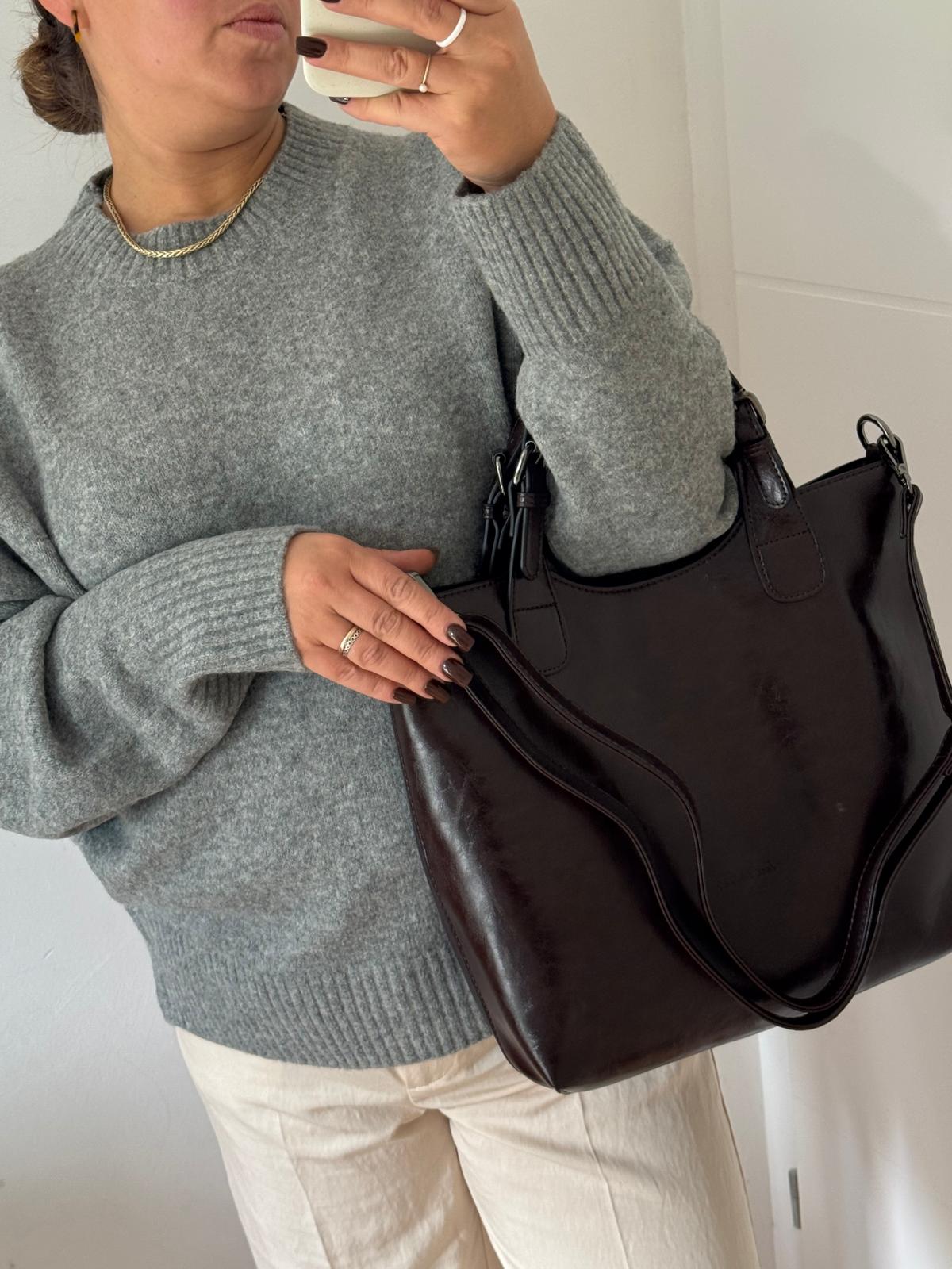 Torebka shopper coffee 2w1 - obrazek 7