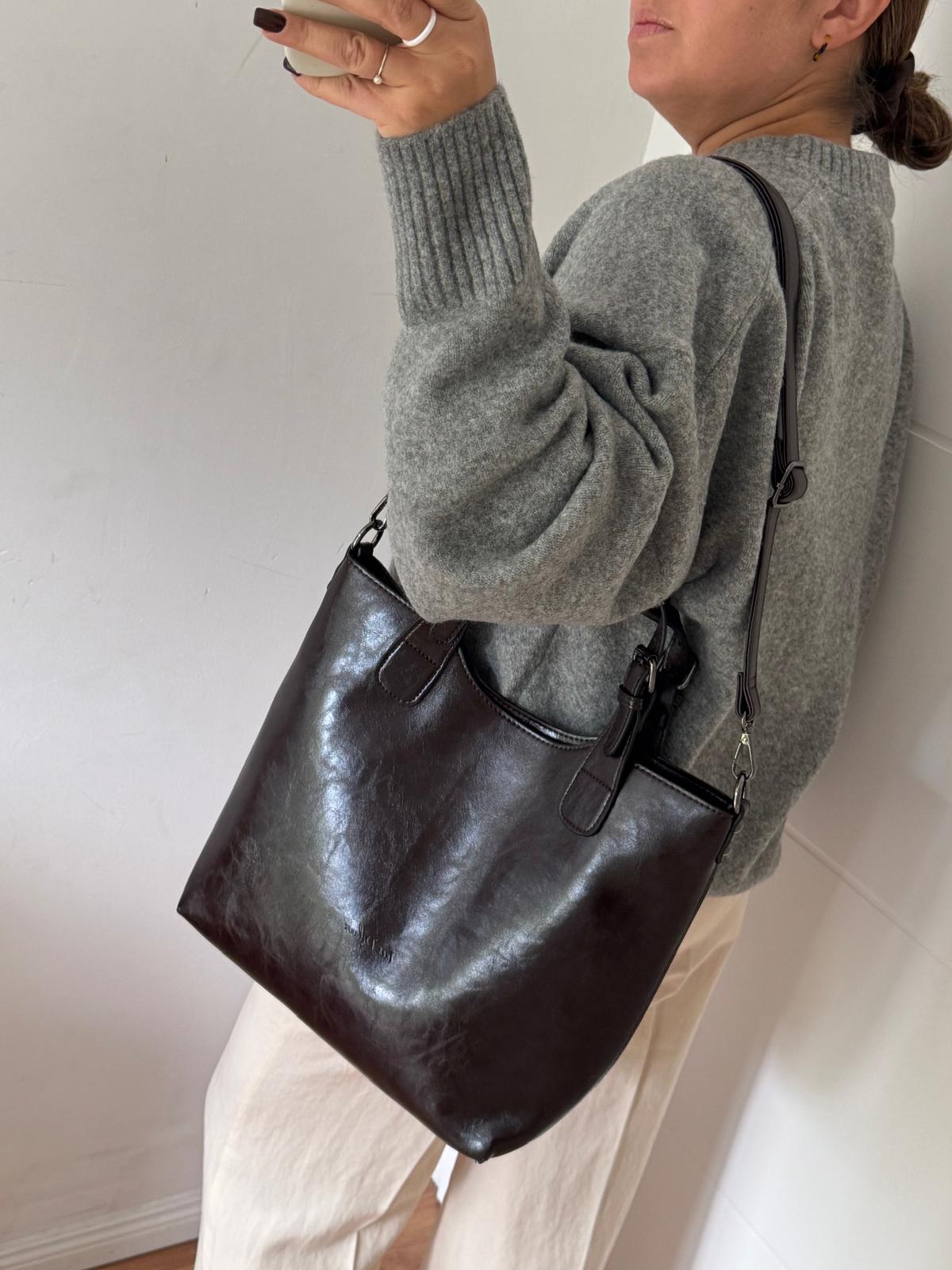 Torebka shopper coffee 2w1 - obrazek 8