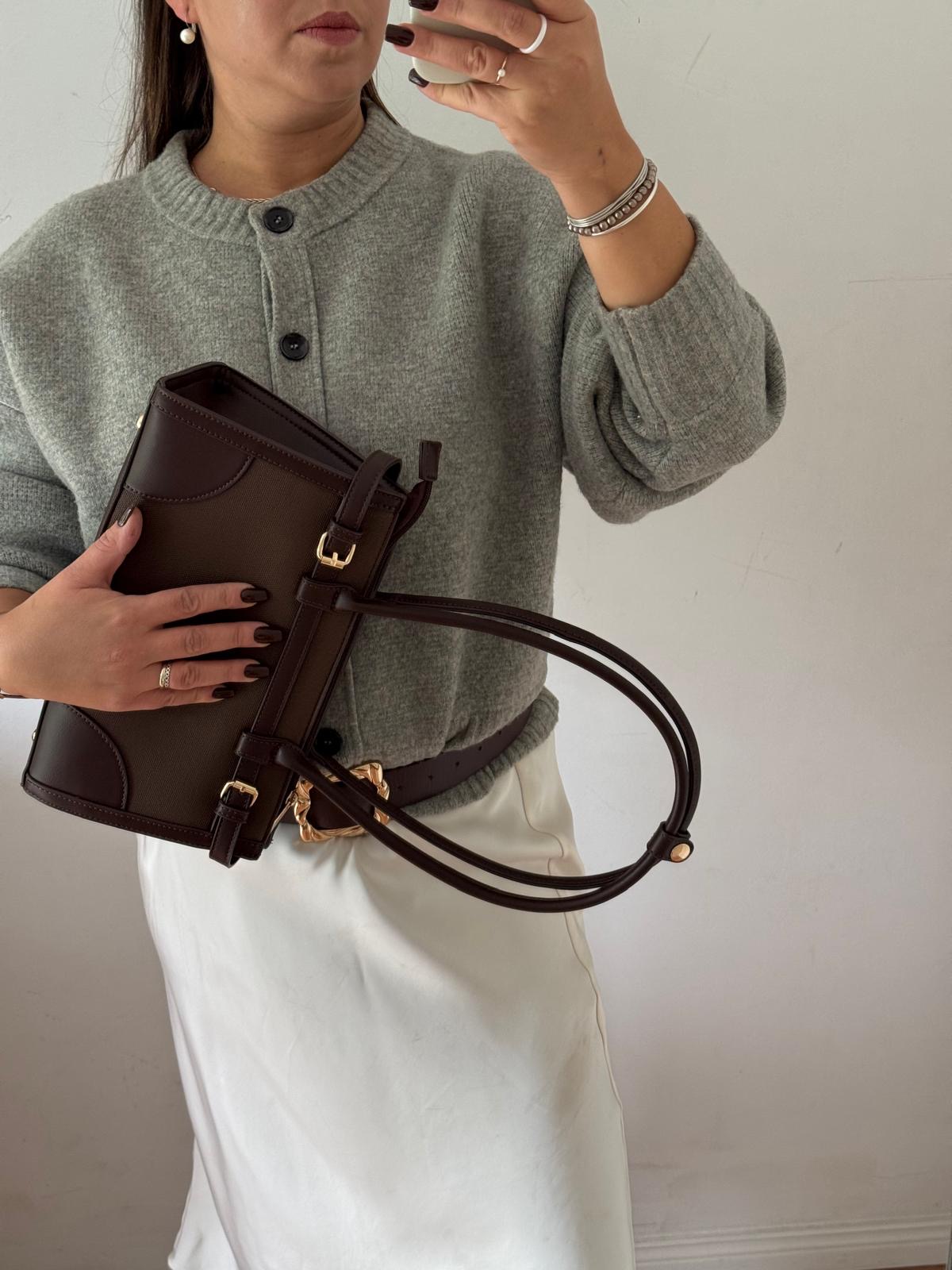 Torebka "jamnik" czekoladowa - obrazek 5