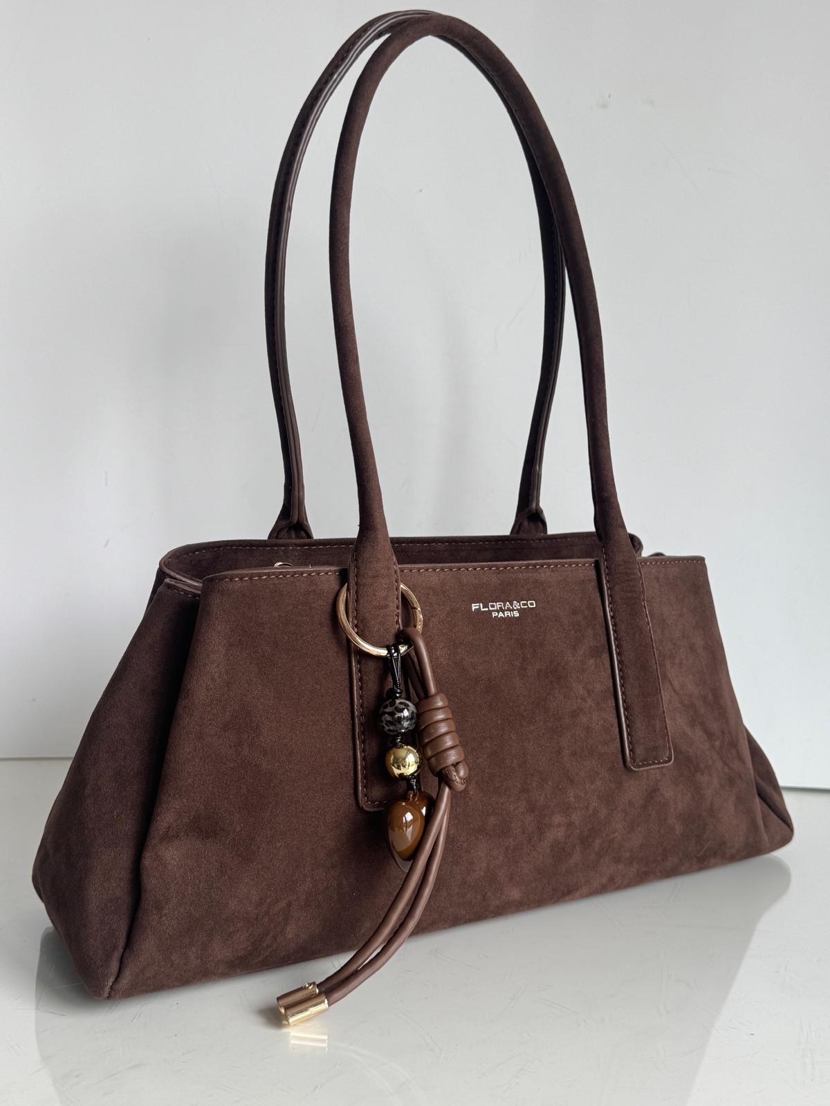 Torebka "jamnik" czekoladowa + zawieszka - obrazek 5