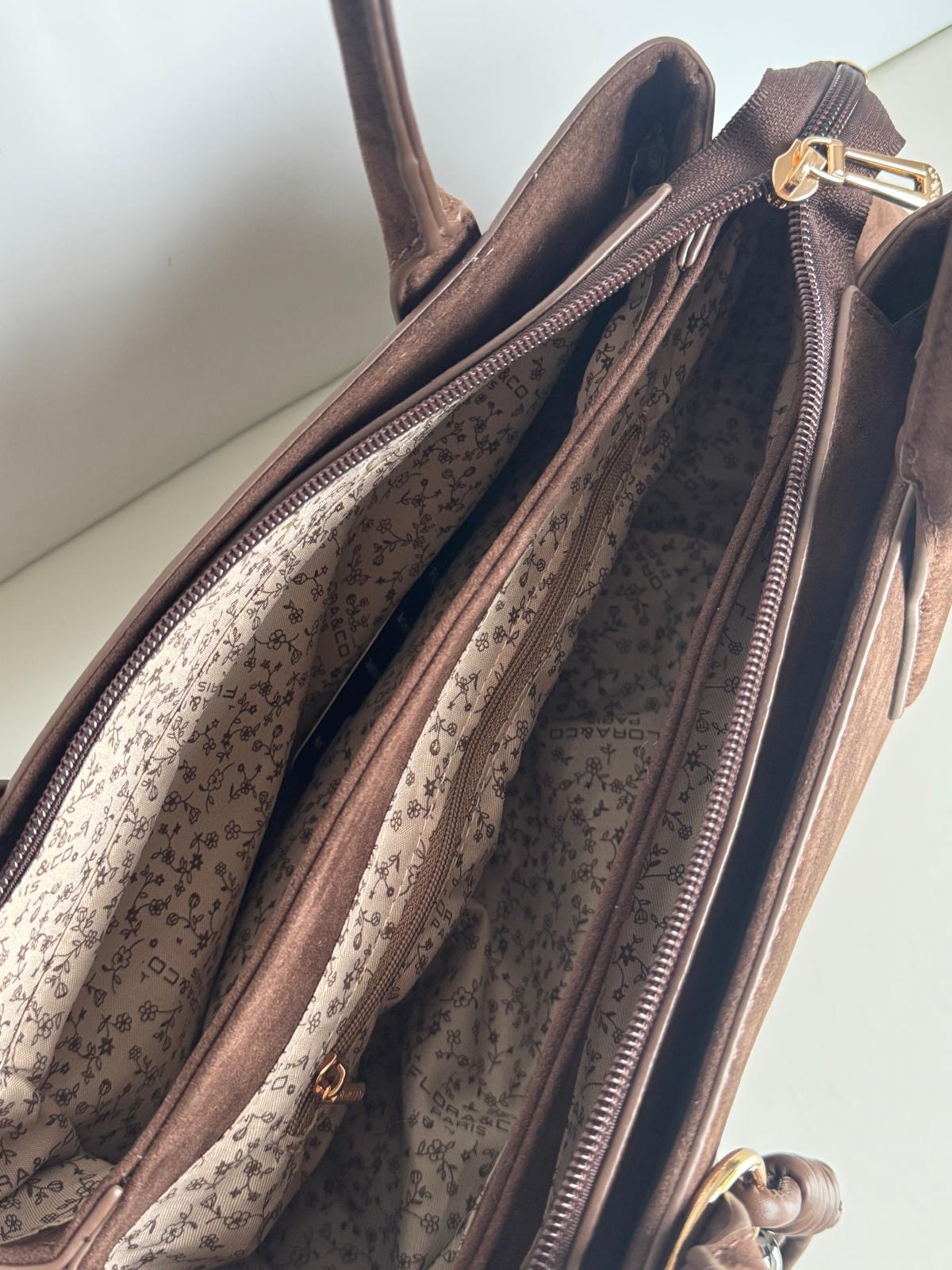 Torebka "jamnik" czekoladowa + zawieszka - obrazek 7