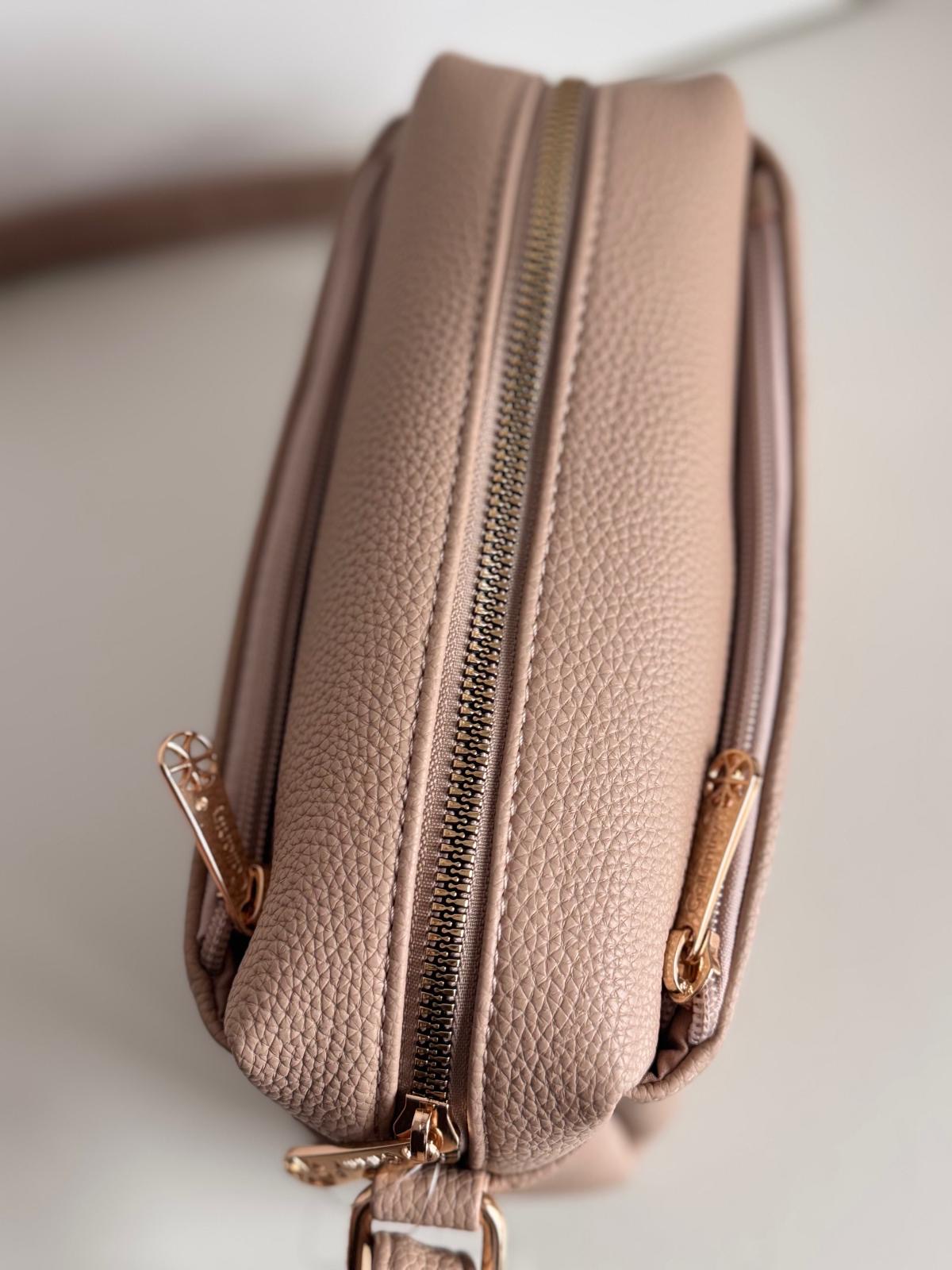 Torebka listonoszka taupe Gallantry - obrazek 6