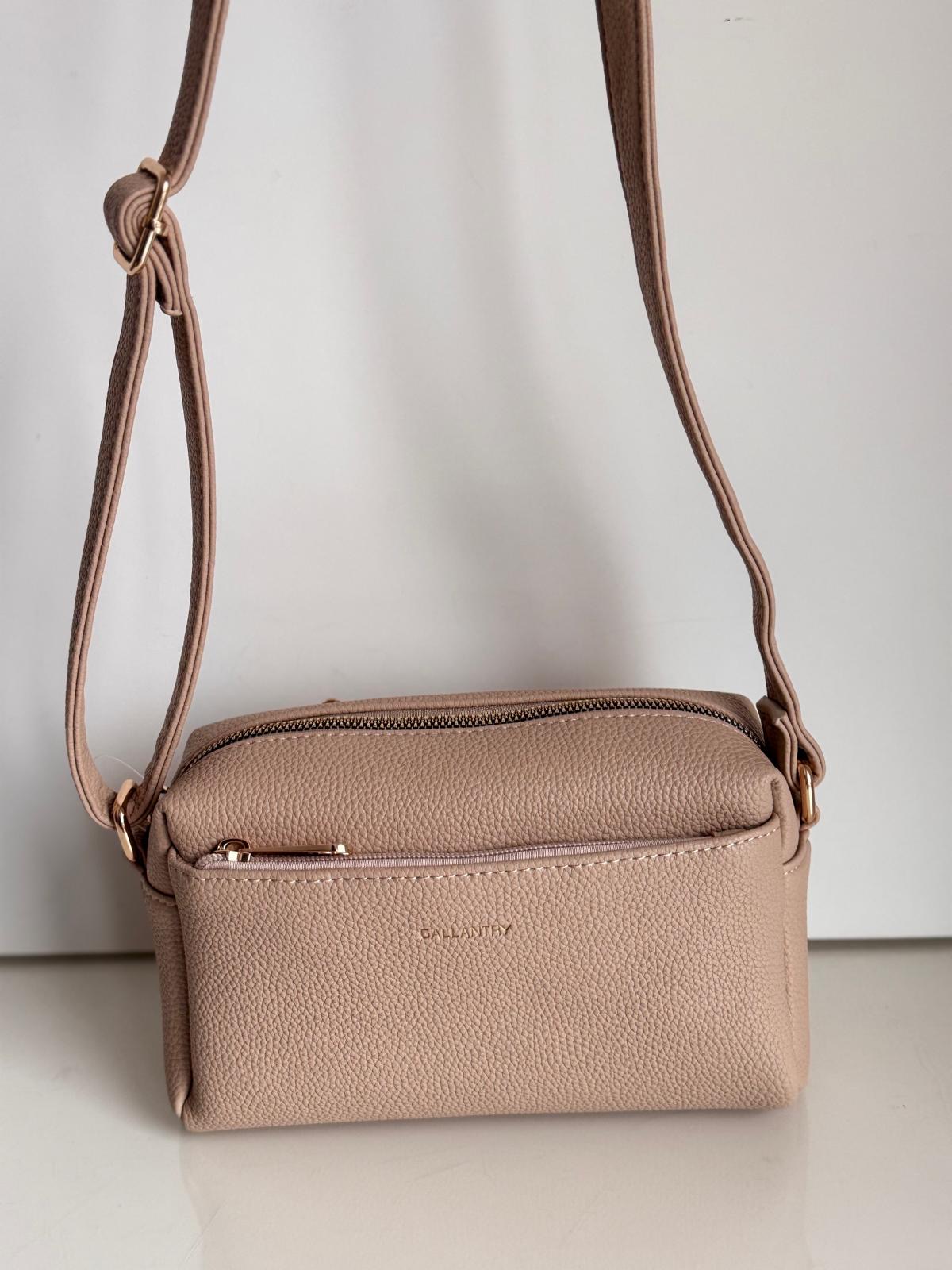 Torebka listonoszka taupe Gallantry - obrazek 4